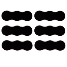 6pcs 3-Man Straight Plasteel & Adhesive Movement Tray