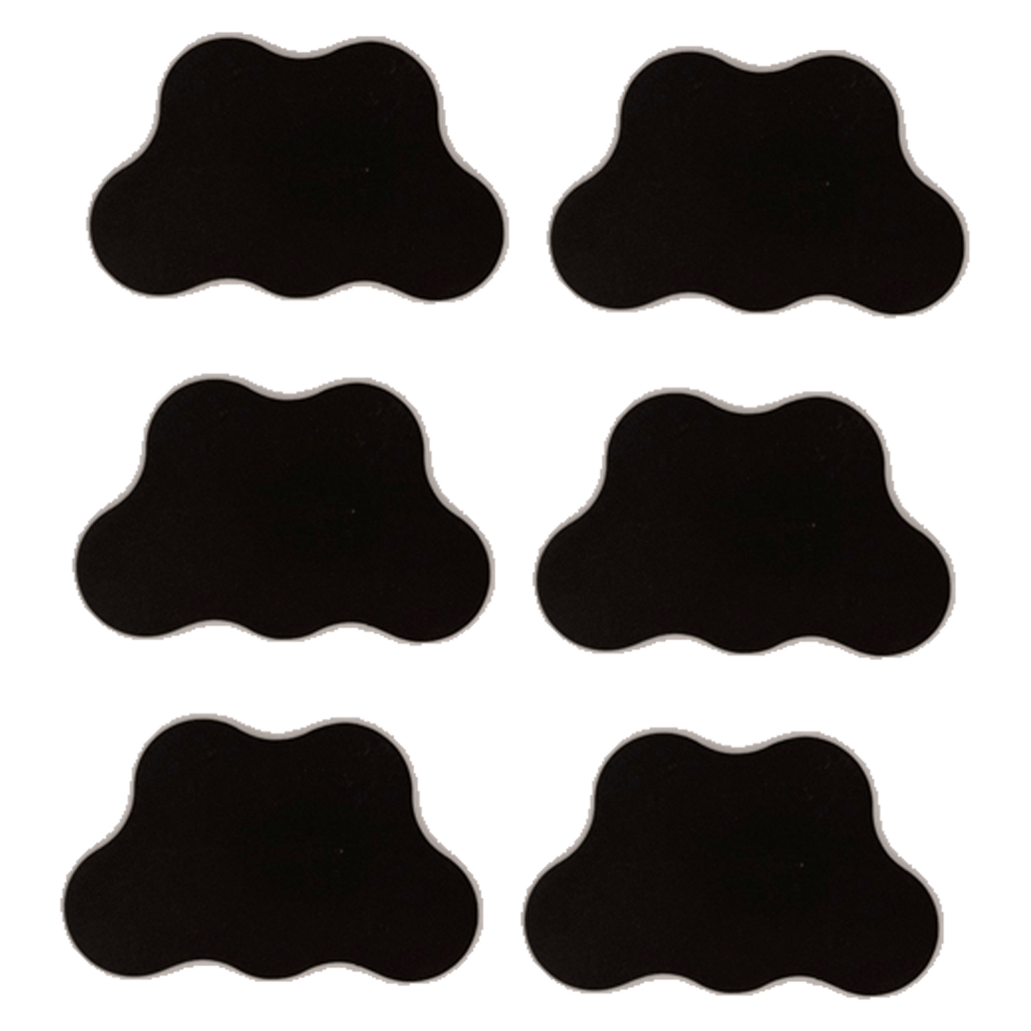 Magnetic Movement Trays for Warhammer 40K & AoS — 5-Man Cloud, 6-Pack