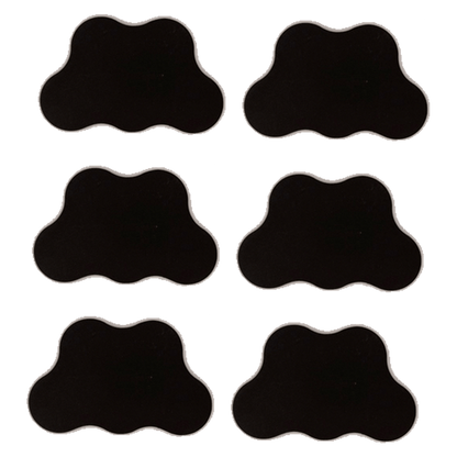Magnetic Movement Trays for Warhammer 40K & AoS — 5-Man Cloud, 6-Pack