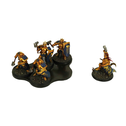 Magnetic Movement Trays for Warhammer 40K & AoS — 5-Man Cloud, 6-Pack