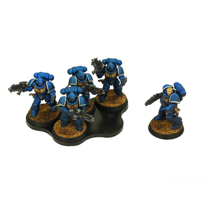 Magnetic Movement Trays for Warhammer 40K & AoS — 5-Man Cloud, 6-Pack