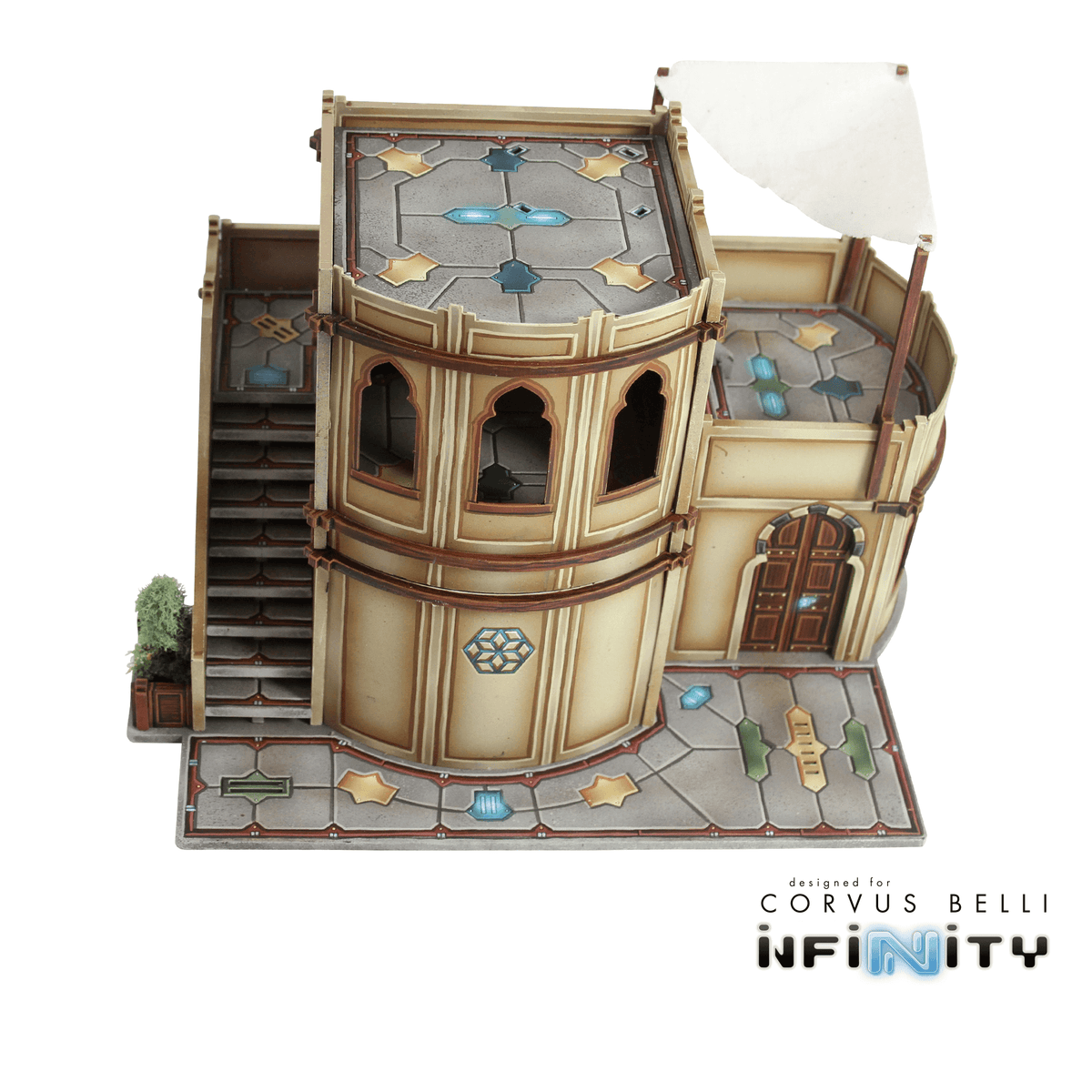 Alcazaba Commercial Building— Bare MDF