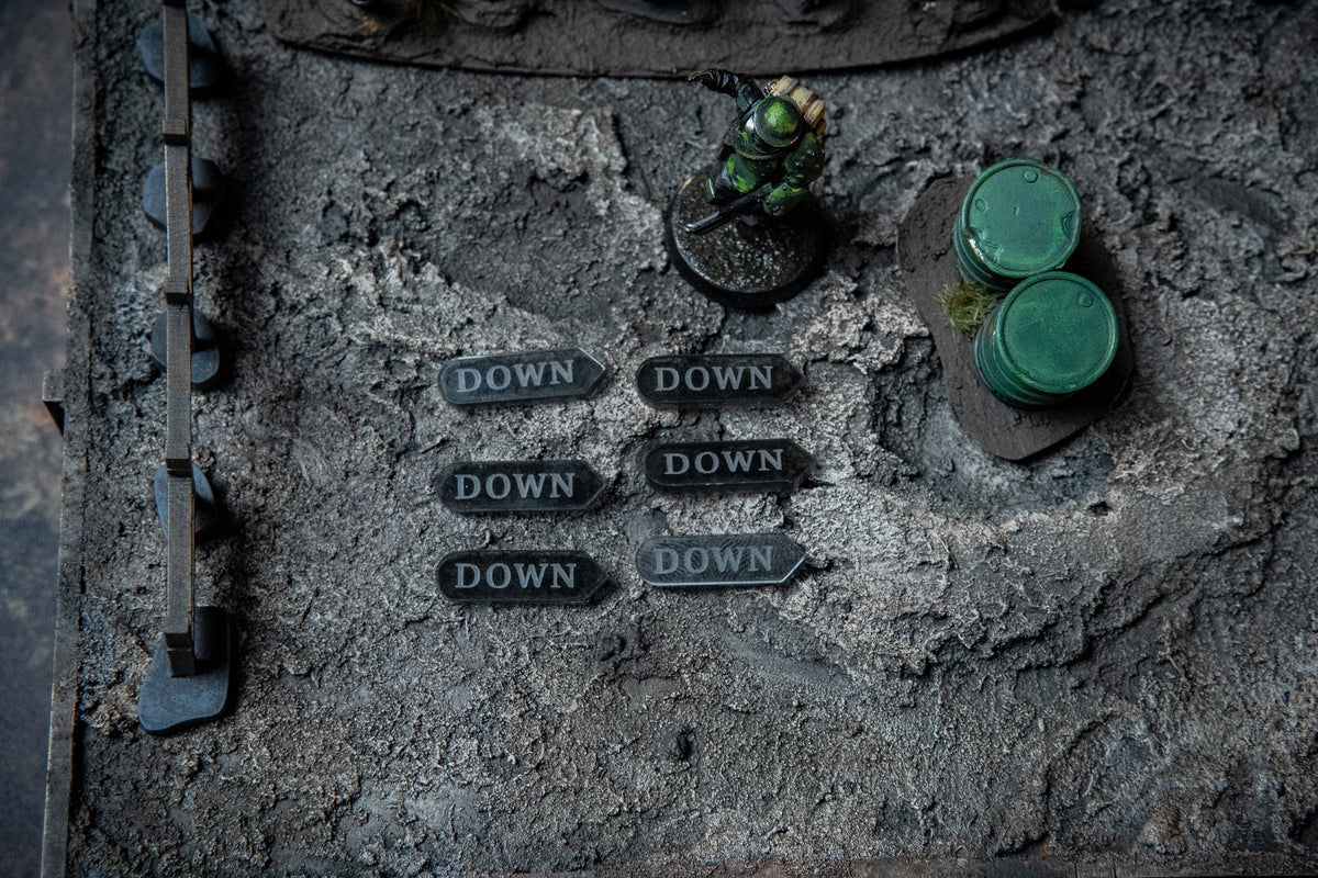 Trench Crusade Down Tokens