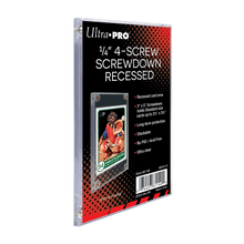 1/4" 4-Screw Screwdown Recessed Holder