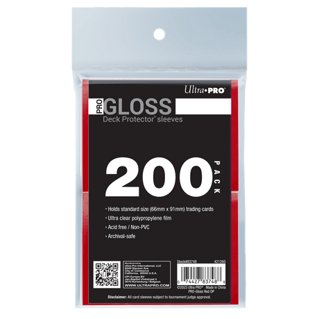 PRO-Gloss Standard DECK PROTECTOR® Sleeves Bundle (200ct)