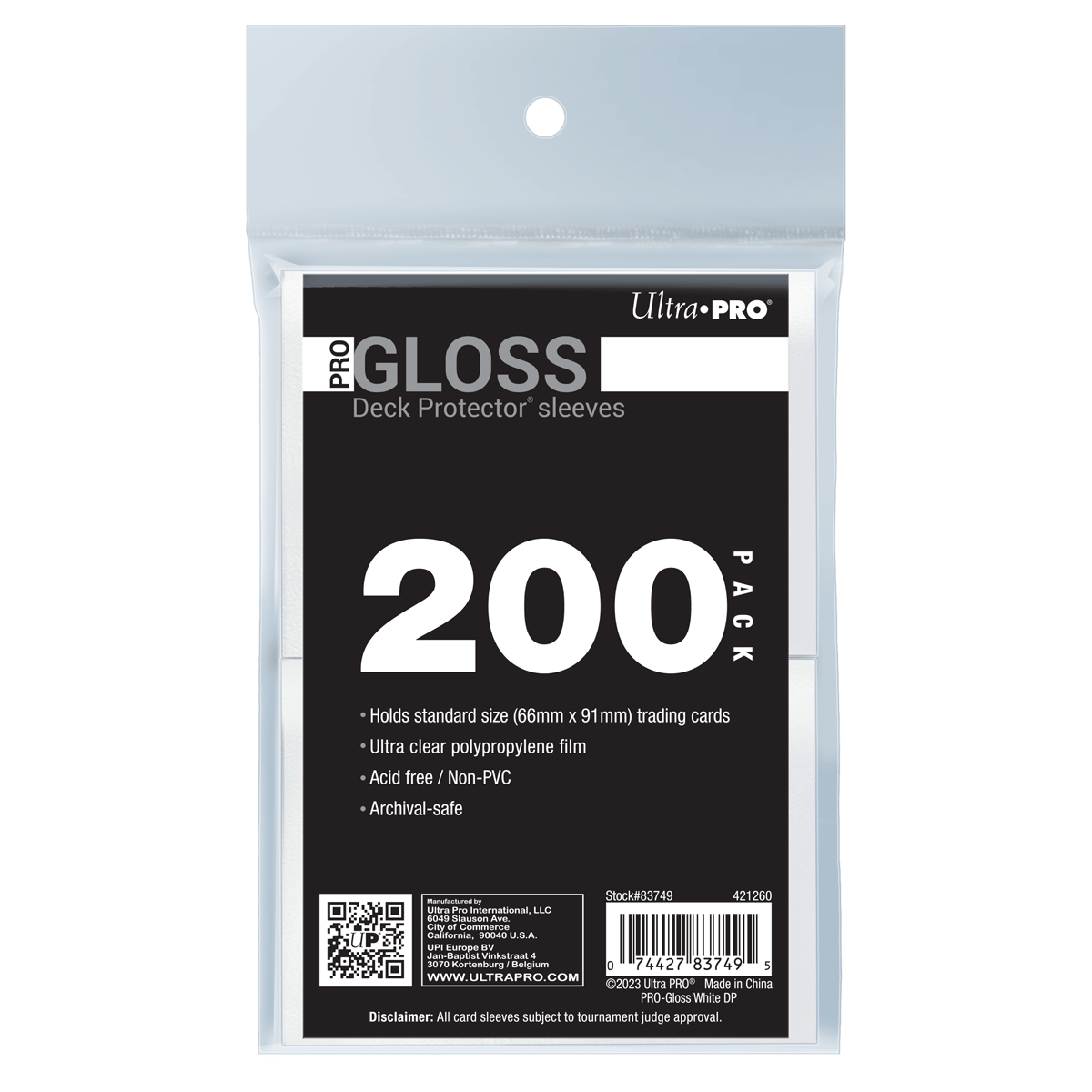 PRO-Gloss Standard DECK PROTECTOR® Sleeves Bundle (200ct)