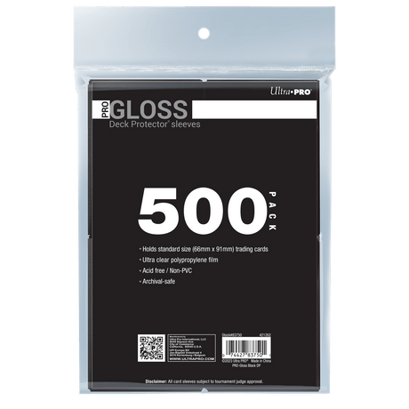 PRO-Gloss Standard DECK PROTECTOR® Sleeves Bundle (500ct)
