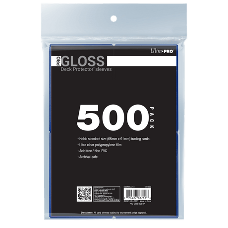 PRO-Gloss Standard DECK PROTECTOR® Sleeves Bundle (500ct)