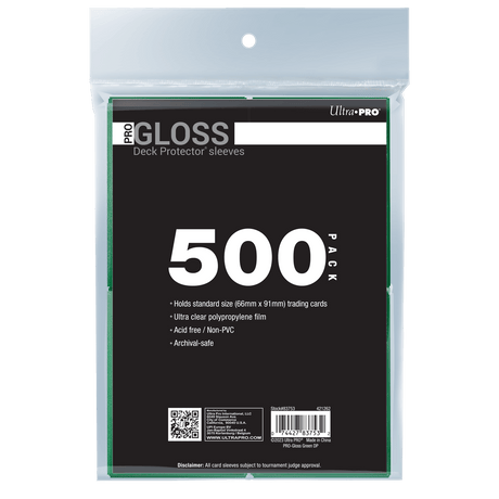 PRO-Gloss Standard DECK PROTECTOR® Sleeves Bundle (500ct)