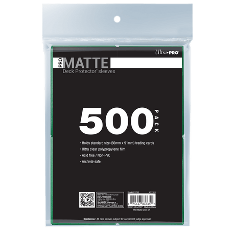 PRO-Matte Standard DECK PROTECTOR® Sleeves Bundle (500ct)
