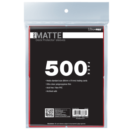 PRO-Matte Standard DECK PROTECTOR® Sleeves Bundle (500ct)