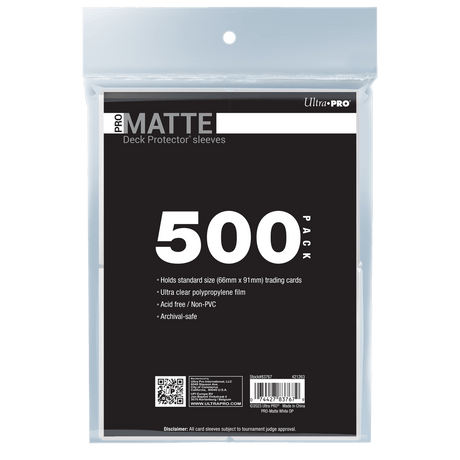 PRO-Matte Standard DECK PROTECTOR® Sleeves Bundle (500ct)