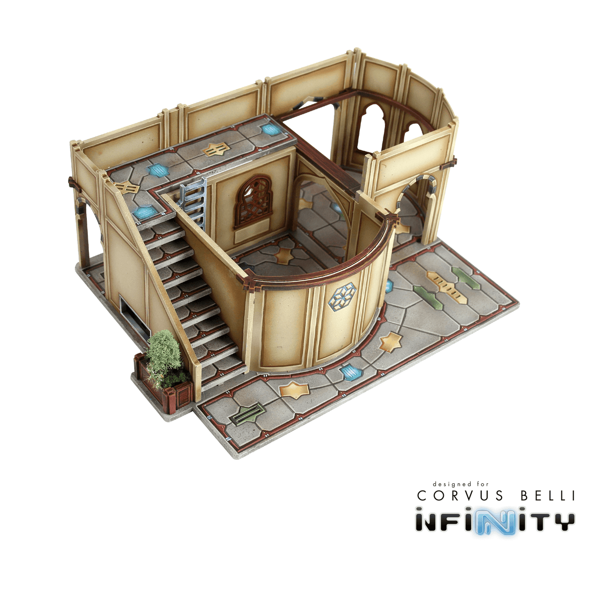 Alcazaba Commercial Building— Bare MDF