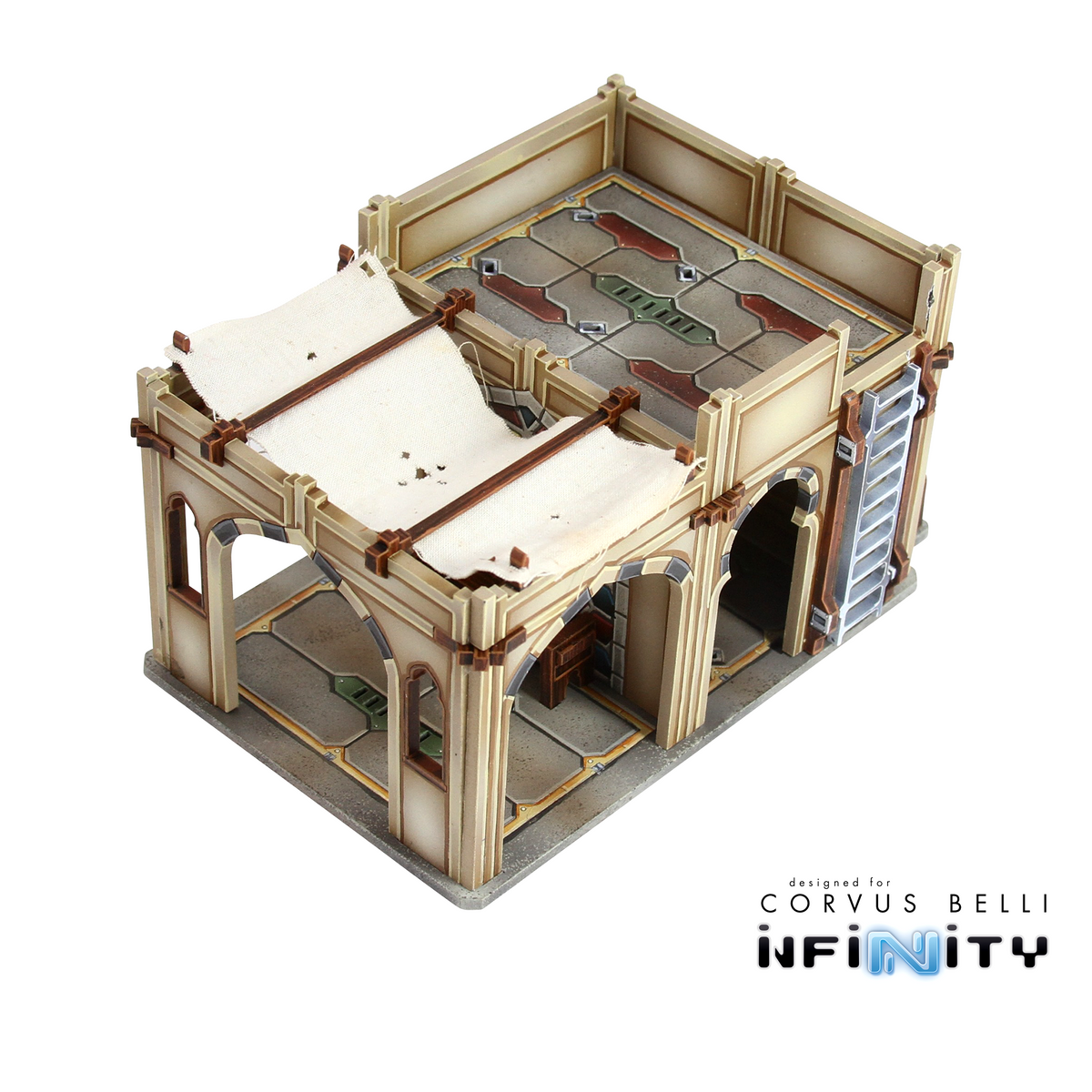Alcazaba Utility Buildings — Bare MDF