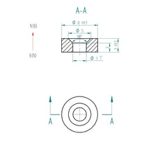 20pcs 8mm x 3mm (Approximately 5/16" x 1/8") Countersunk Ring Magnets