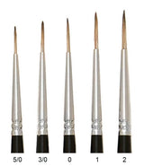 Trekell Legion Synthetic Mongoose Long Handle Artist Brushes For Oil and Acrylic