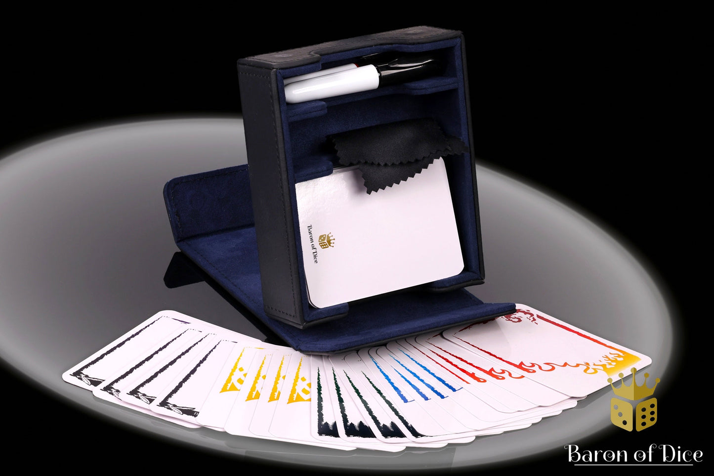 CCG Token Box Set | Magnetic Storage Box | TCG Dry Erase Cards 60ct