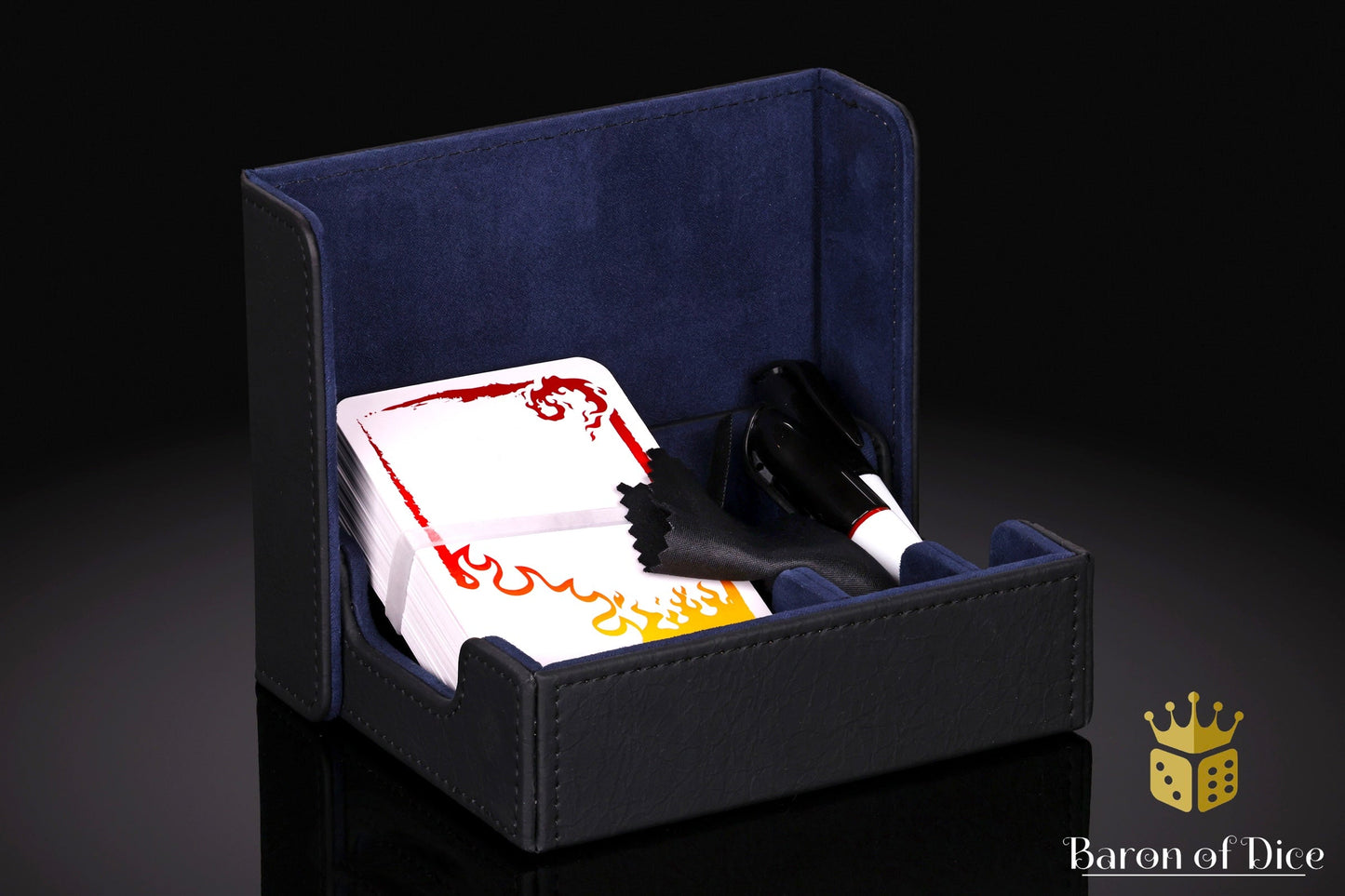 CCG Token Box Set | Magnetic Storage Box | TCG Dry Erase Cards 60ct