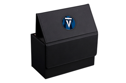 Vanguard Tactics | Dark Blue | Wargaming & Datasheet Box | Baron's Coin™ Compatible