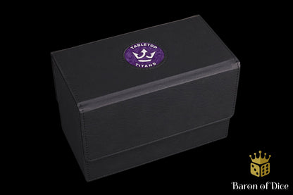 Tabletop Titans | Purple | Wargaming & Datasheet Box | Baron's Coin™ Compatible