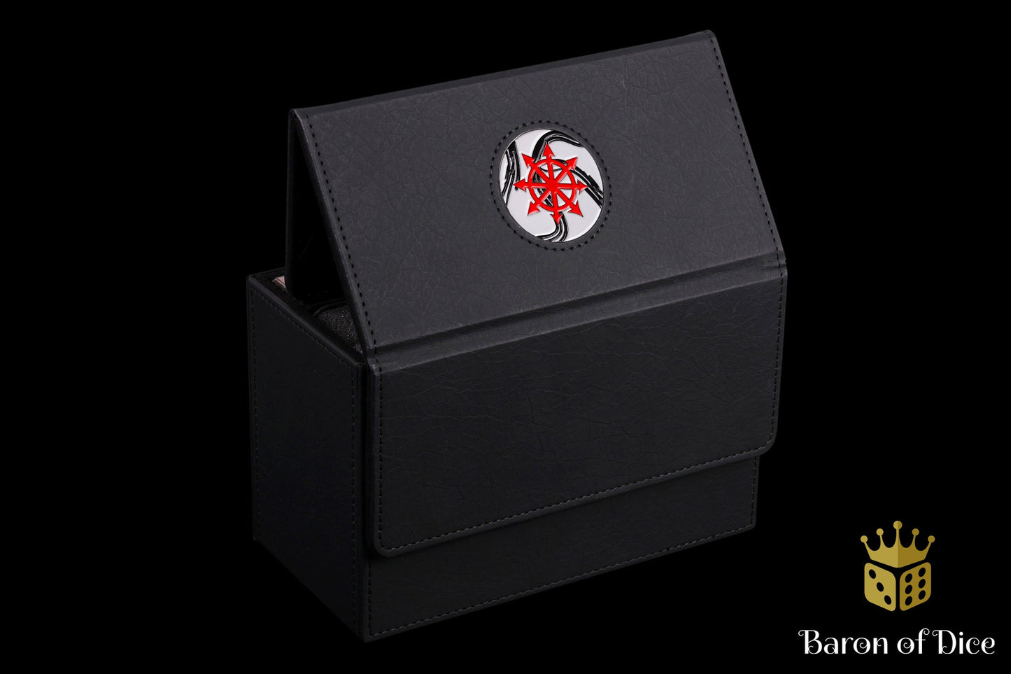 Chaos Star | Marbled | Wargaming & Datasheet Box | Baron's Coin™ Compatible