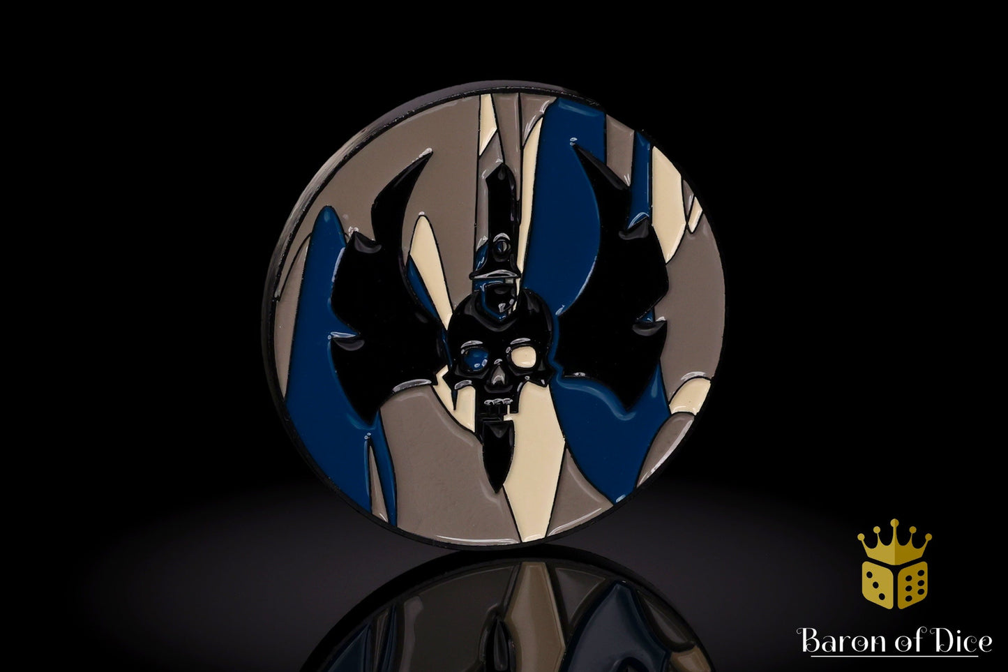 40mm Objective Coin | Warmachine | Gravediggers