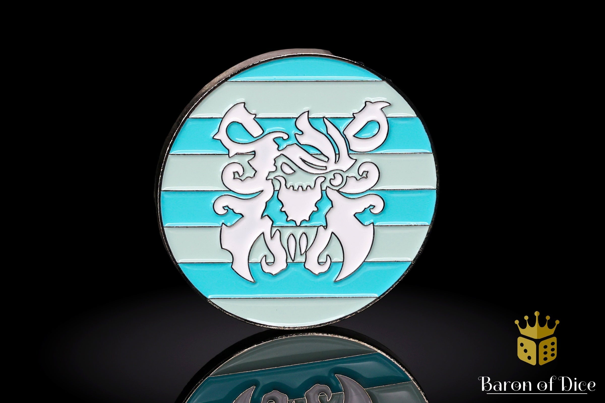 40mm Objective Coin | Warmachine | Brineblood Marauders