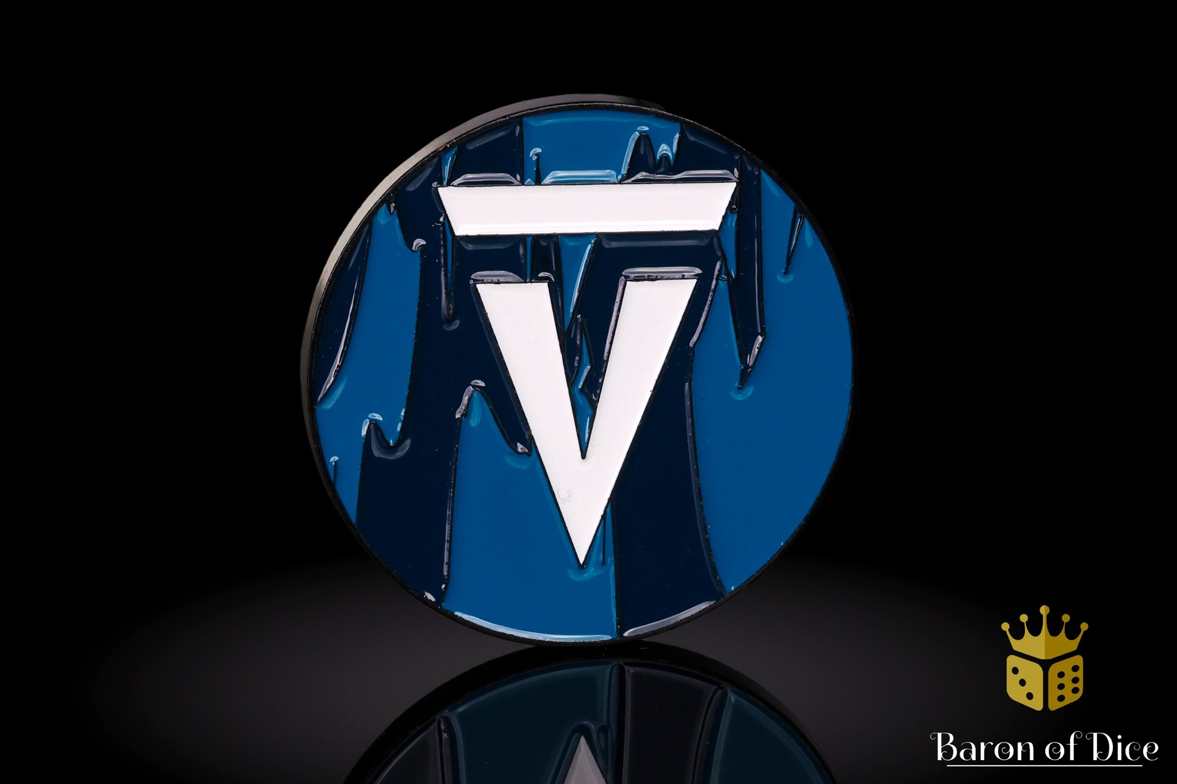 40mm Objective Coin | Vanguard | Dark Blue