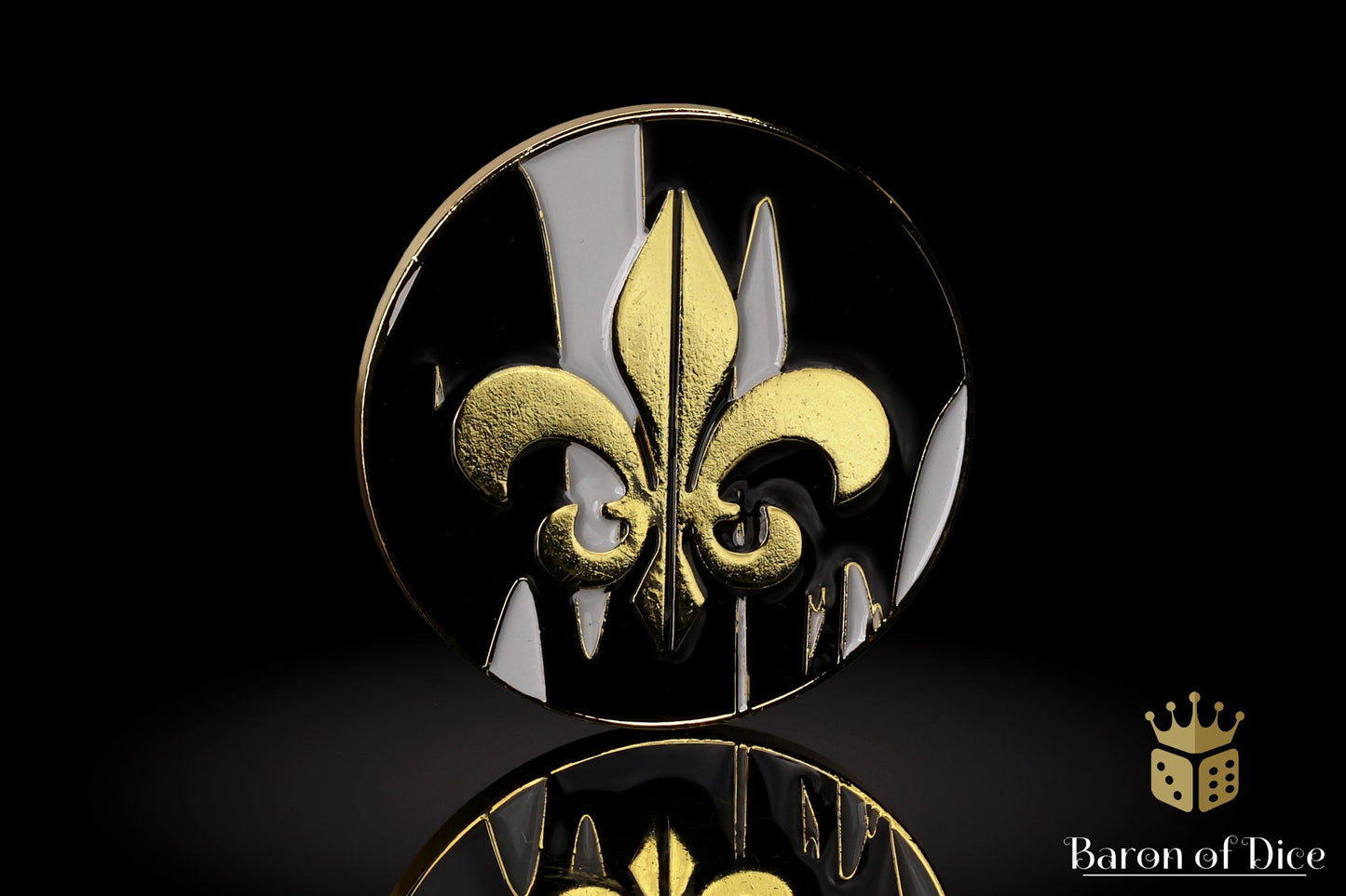 Fleur De Lis | Heritage | Wargaming & Datasheet Box | Baron's Coin™ Compatible