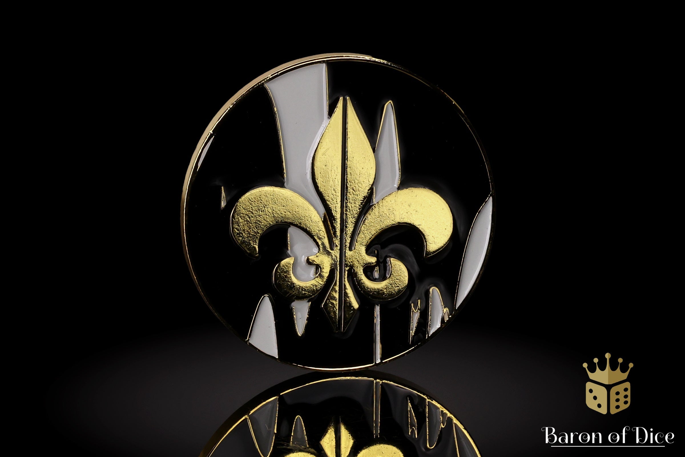 40mm Baron's Coin™ | Fleur De Lis | Heritage