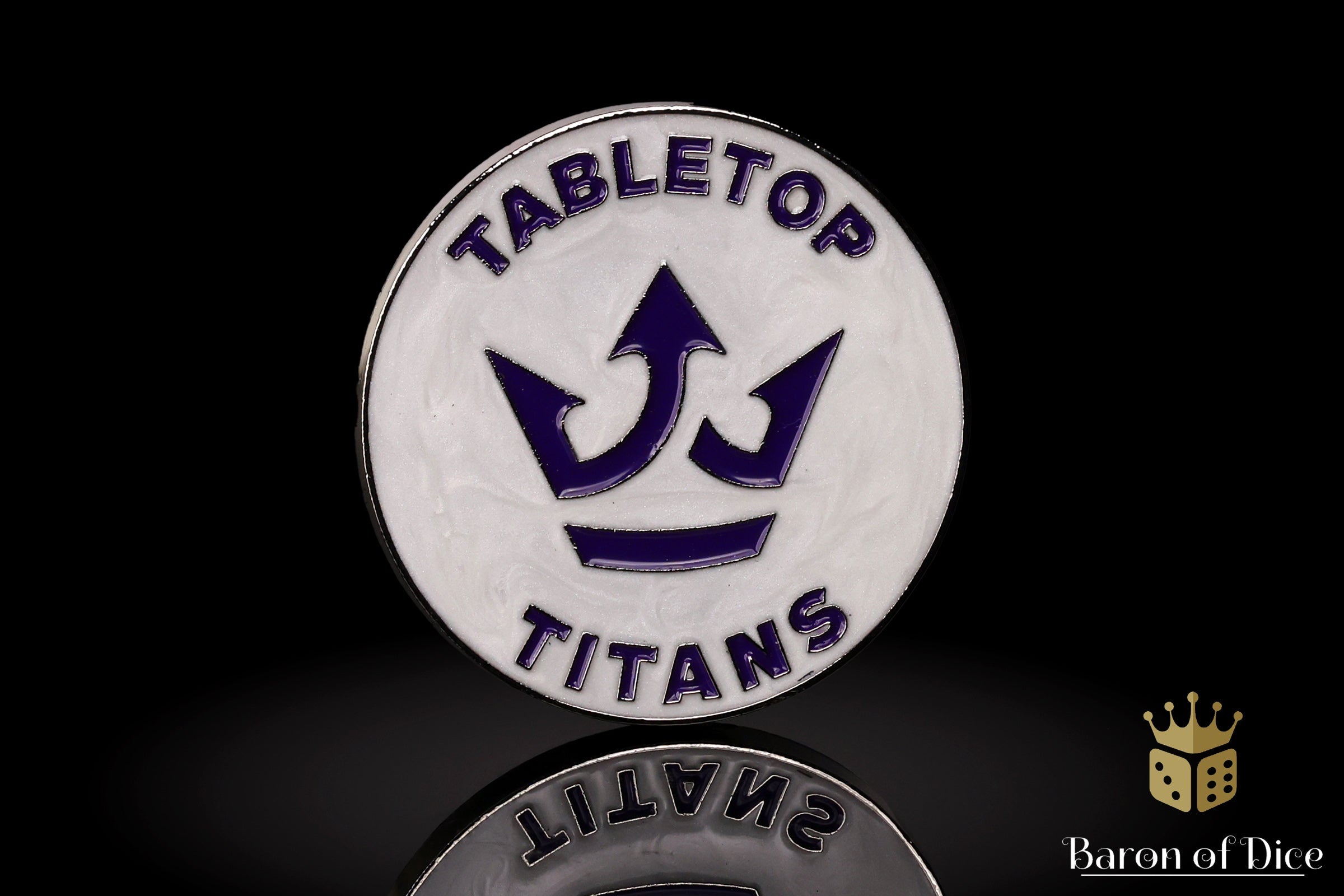 40mm Baron's Coin™ | Tabletop Titans | White