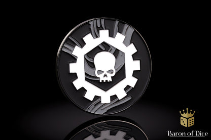 Iron Cog | Wargaming & Datasheet Box | Baron's Coin™ Compatible