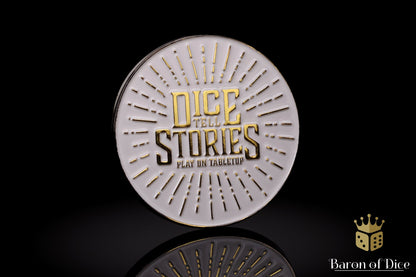 3" Metal Combat Gauge | Dice Tell Stories | Baron Coin™ Compatible