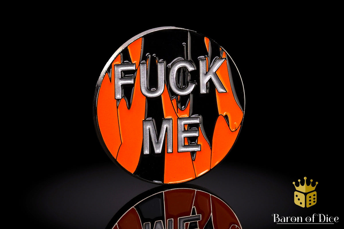 40mm Objective Coin | F*** Me | Silver