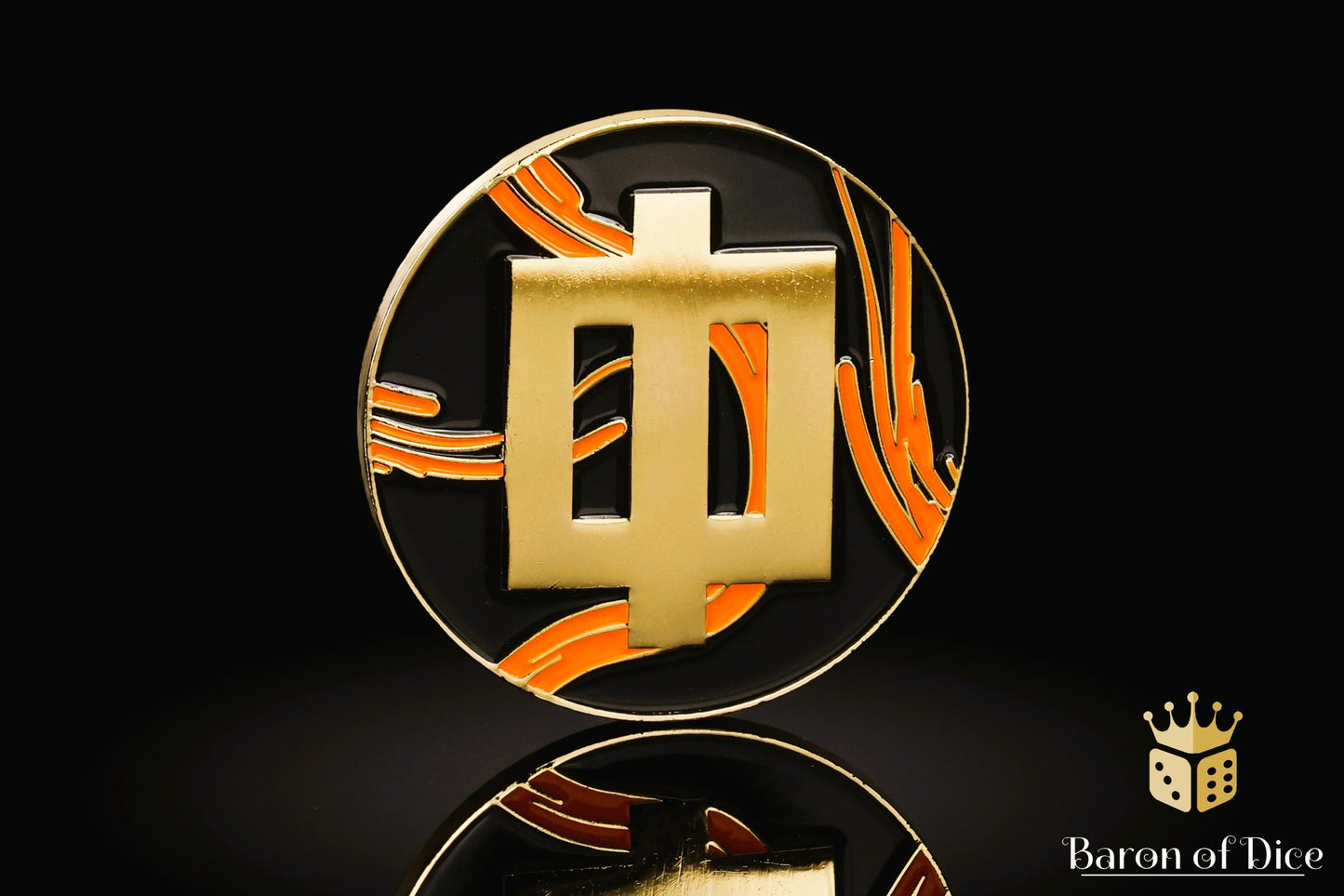 40mm Objective Coin | Lava Rune