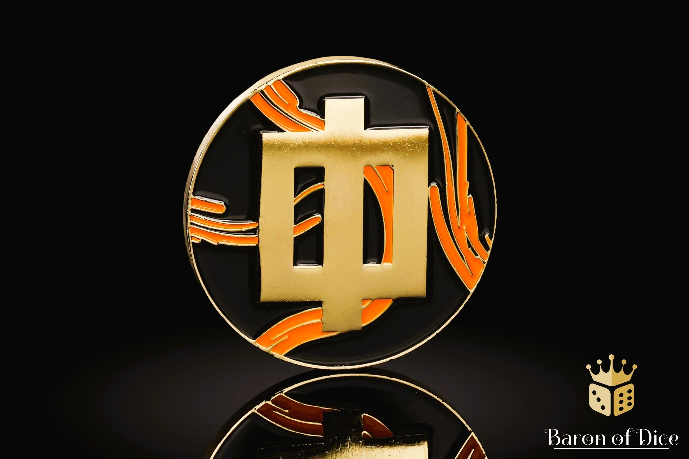 40mm Objective Coin | Lava Rune