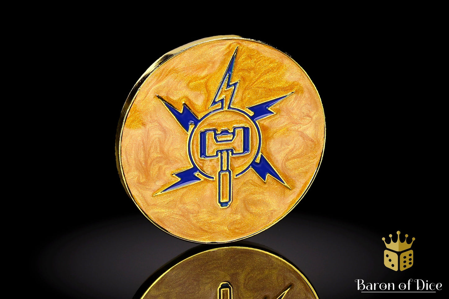 40mm Objective Coin | Lightning Hammer