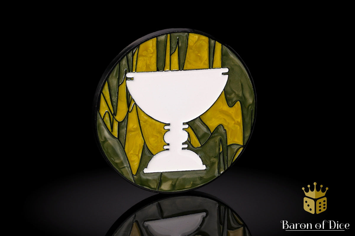 40mm Objective Coin | Trench Crusade | Cult of the Black Grail