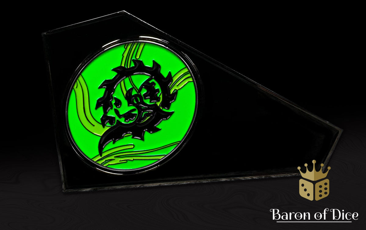 3" Metal Movement Gauge | Warmachine: Cryx | Baron Coin™ Compatible