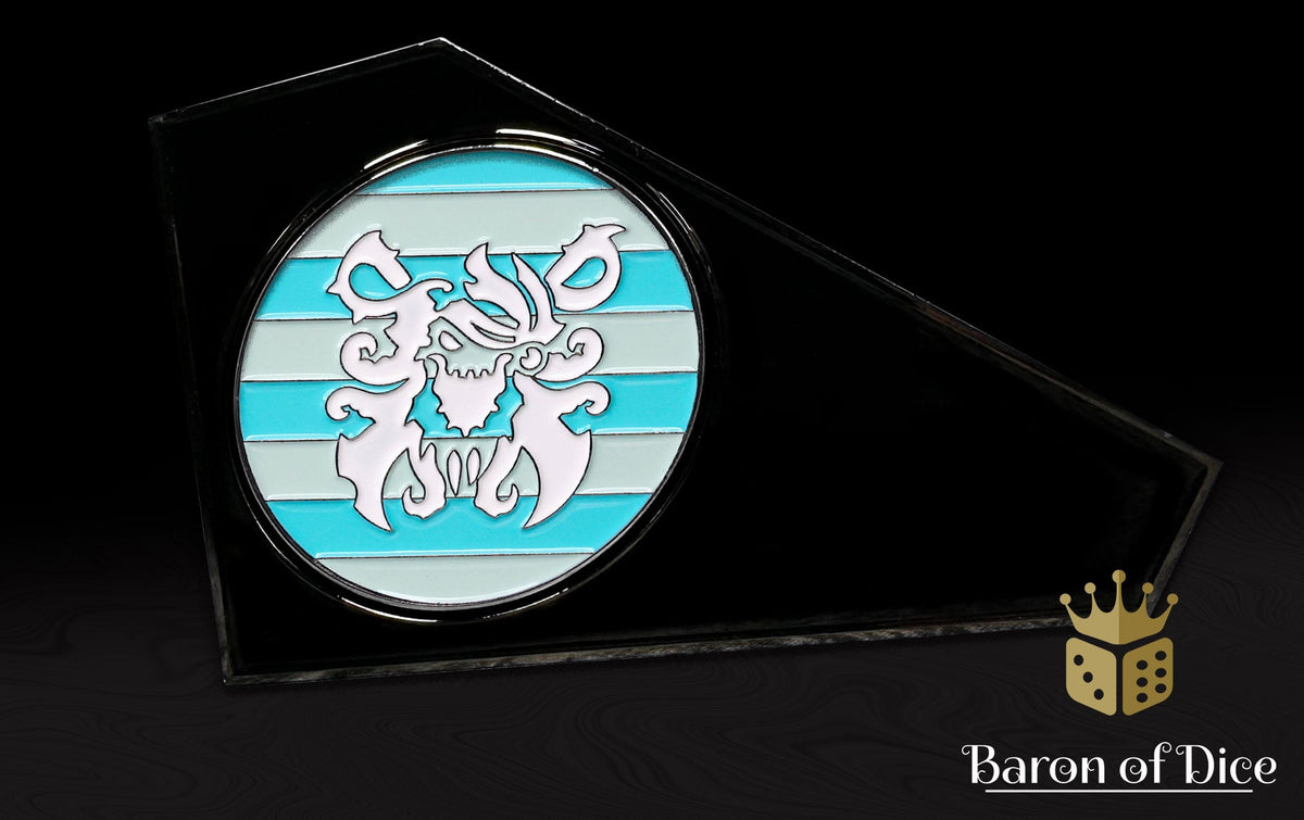 3" Metal Movement Gauge | Warmachine: Brineblood Marauders | Baron Coin™ Compatible