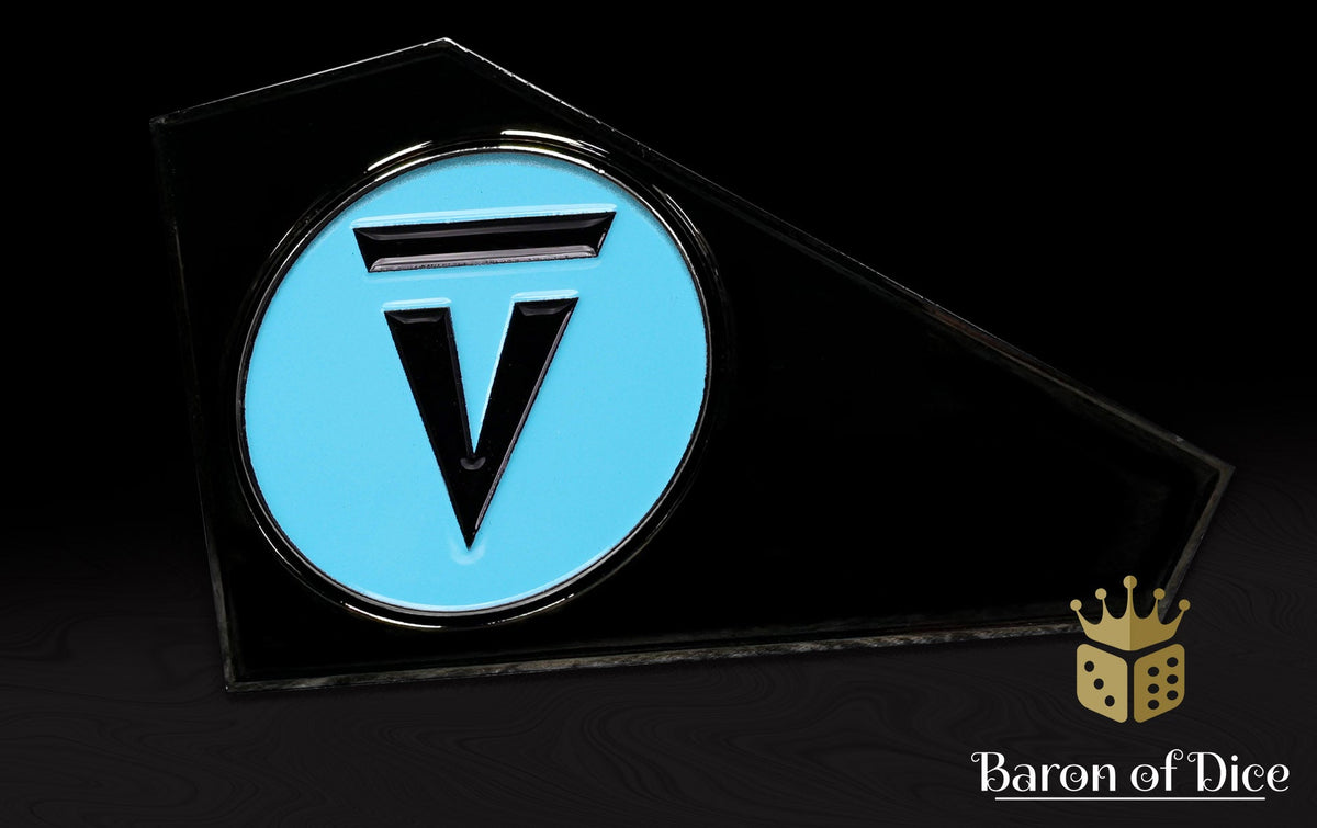 3" Metal Movement Gauge | Vanguard Tactics | Light Blue | Baron Coin™ Compatible
