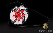 3" Metal Movement Gauge | Marbled Chaos Star | Baron Coin™ Compatible