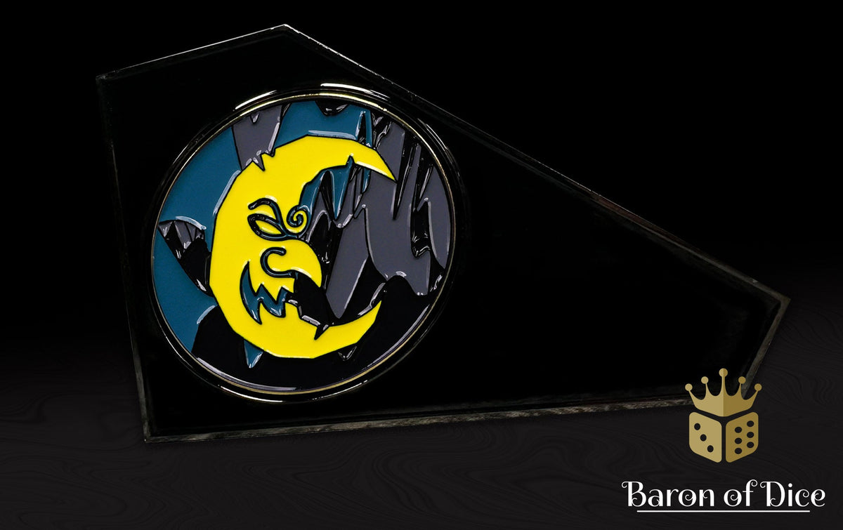 3" Metal Combat Gauge | Moon | Baron Coin™ Compatible