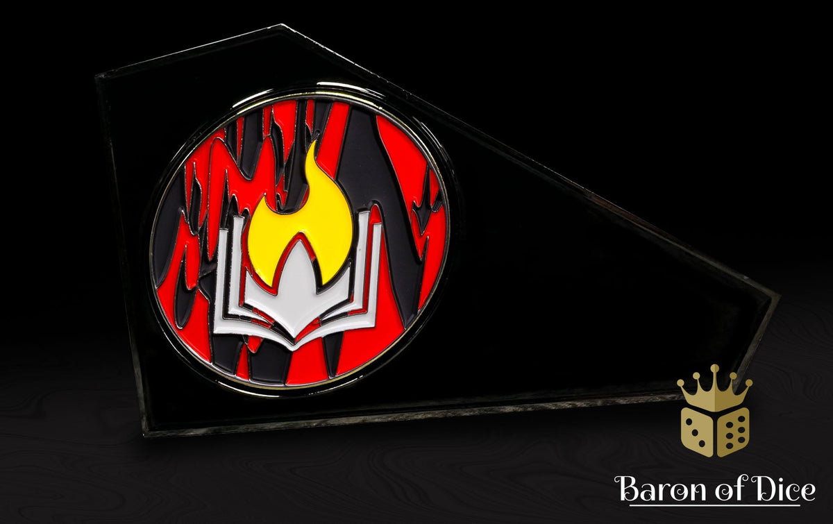 3" Metal Movement Gauge | Scorched Book | Baron Coin™ Compatible