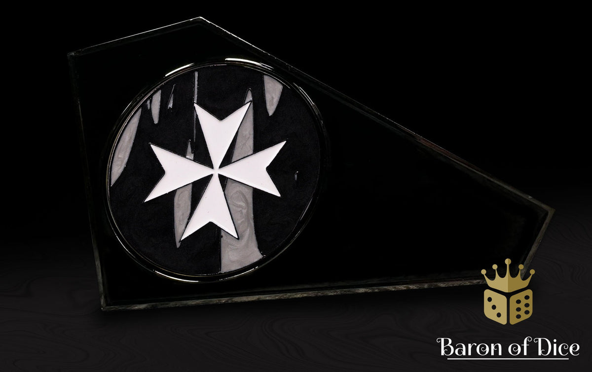 Metal Combat Gauge | Baron Coin™ Compatible | Knights Templar | Black