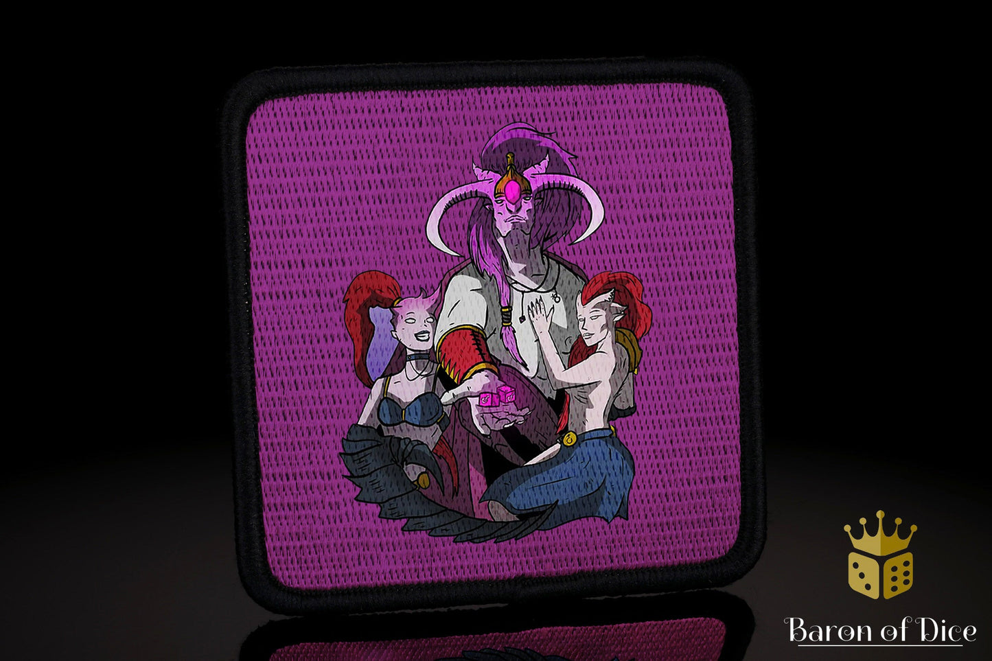 Baron's Dice Bag | Pleasure Awaits Velcro Patch