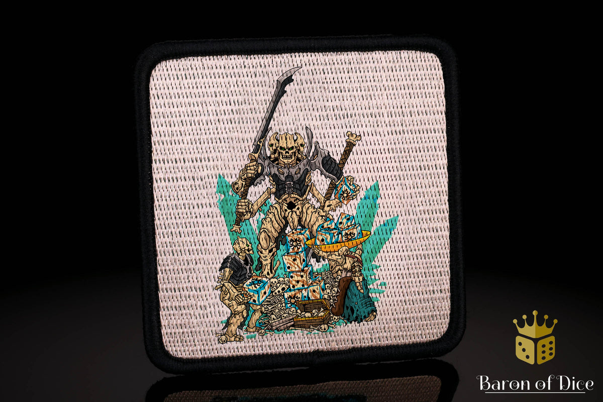 Baron's Dice Bag | Skeleton Phalanx Velcro Patch