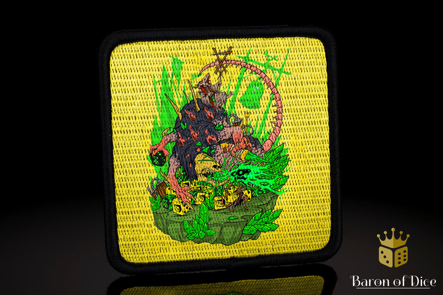 Baron's Dice Bag | My My Cheese! Velcro Patch