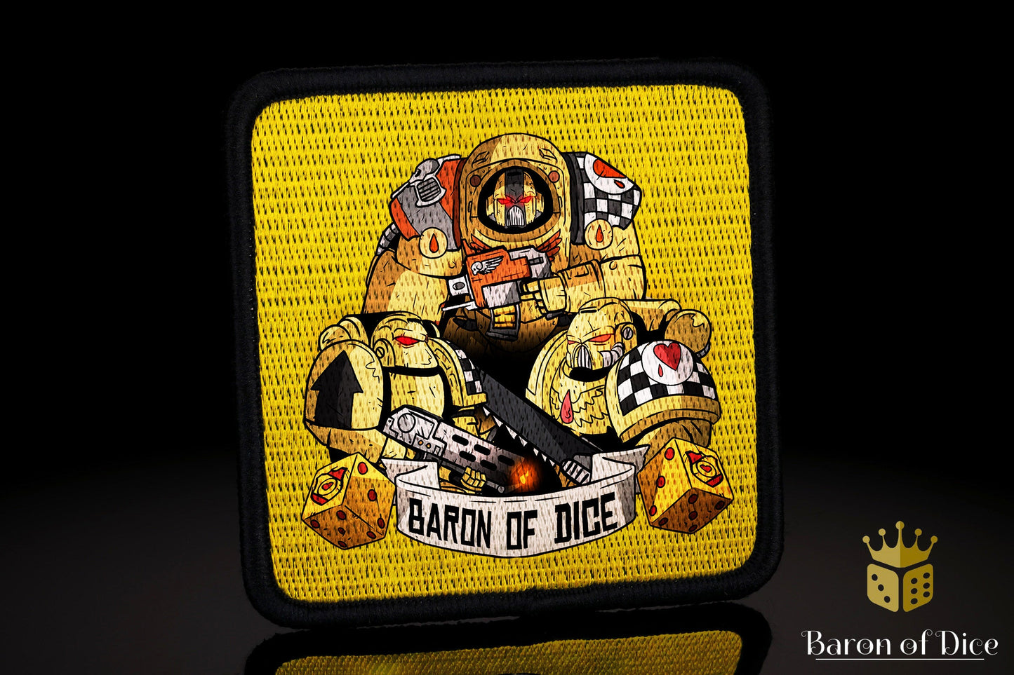 Bleeding Heart | Baron's Bag Compatible | Velcro Patches