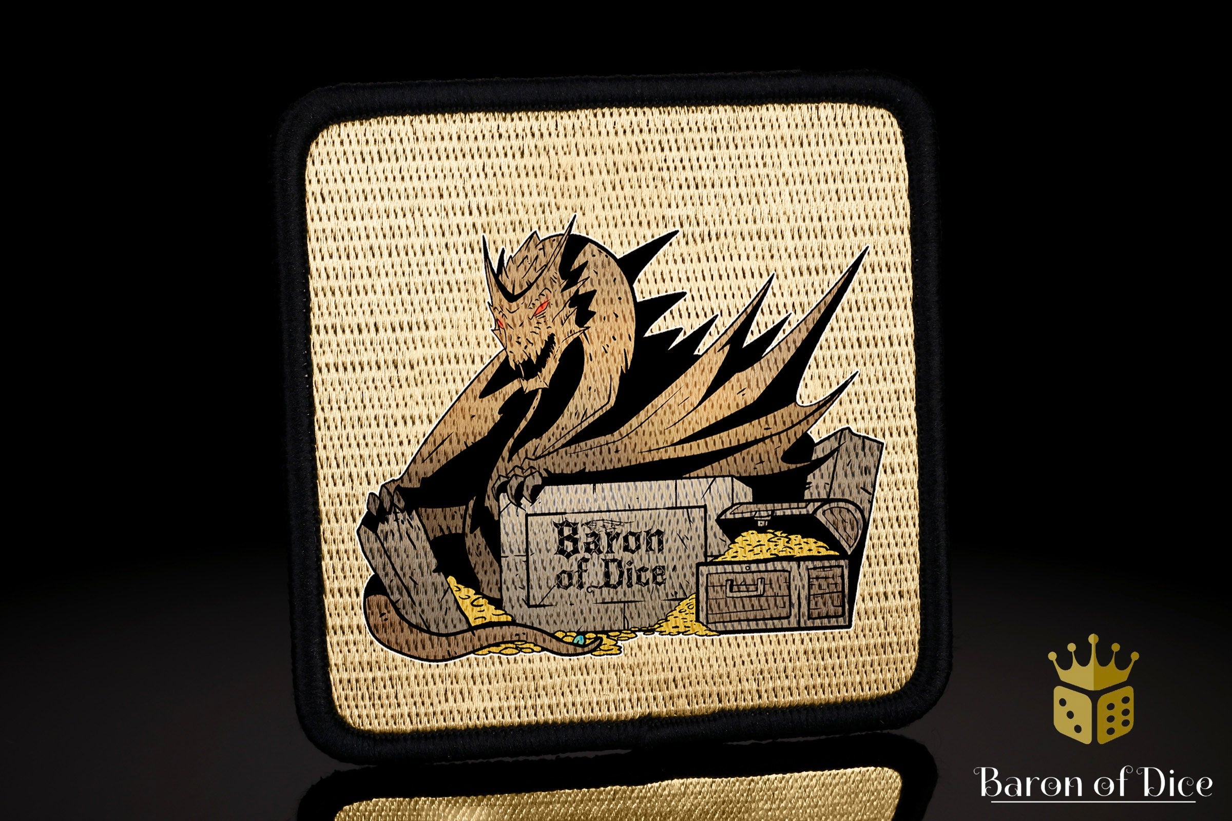 Baron's Dice Bag | Sole Ring | Ancient Dragon Velcro Patch
